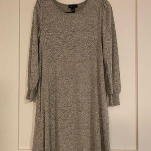 Grey Loose Flowy Dress